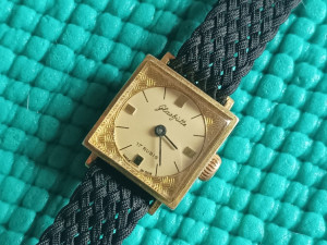stari ručni ženski mehanički sat glashutte