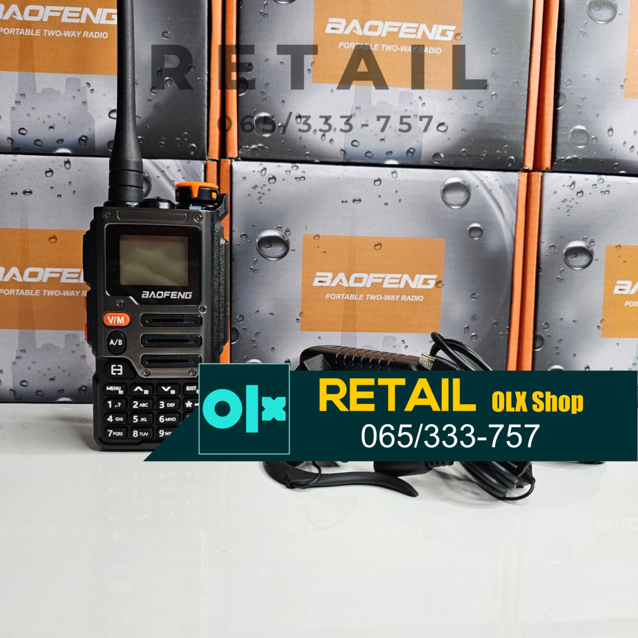 BAOFENG motorola K68 PLUS 5W punjač toki voki radio stanica