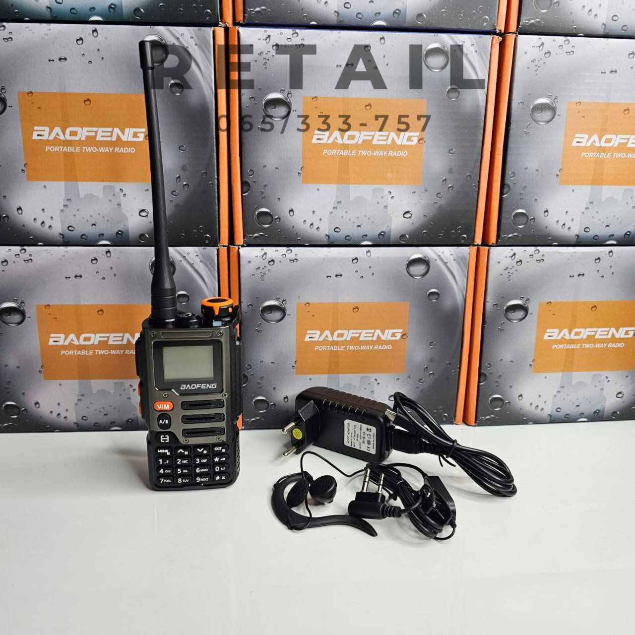 BAOFENG motorola K68 PLUS 5W punjač toki voki radio stanica