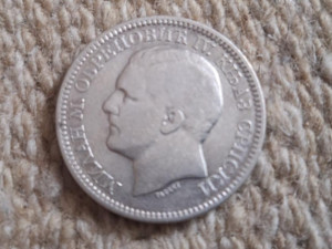 Knjaževina Srbija 1 i 2 dinara 1879 srebro Ag srebrenjak