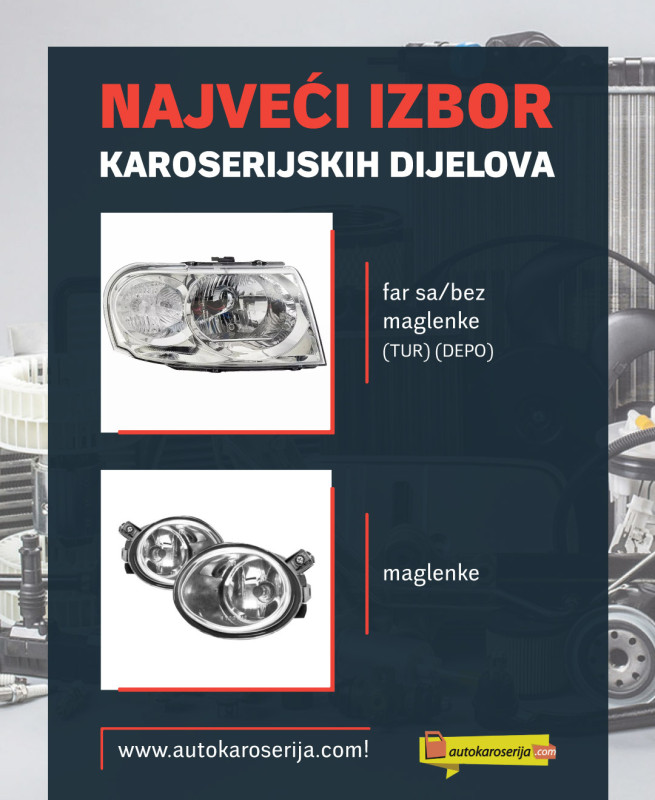SKODA OCTAVIA 6 13-17 POKLOPAC KUKE ZADNJEG BRANIKA
