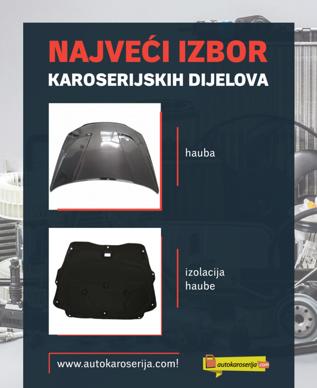 SKODA OCTAVIA 6 13-17 POKLOPAC KUKE ZADNJEG BRANIKA