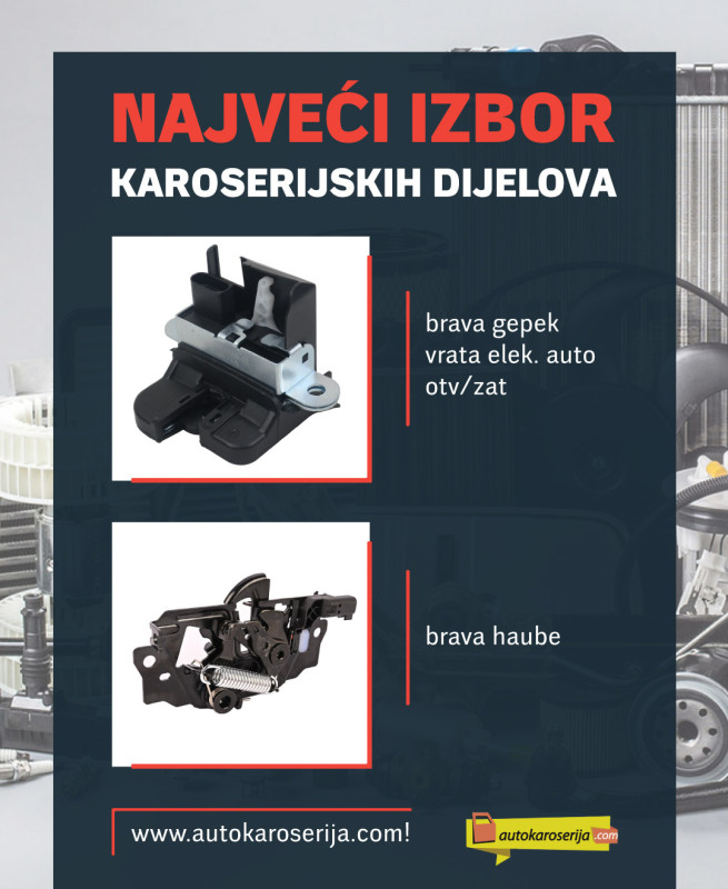 SKODA OCTAVIA 6 13-17 POKLOPAC KUKE ZADNJEG BRANIKA