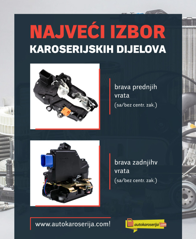 SKODA OCTAVIA 6 13-17 POKLOPAC KUKE ZADNJEG BRANIKA