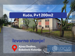 LOCUS: Kuća na parceli 765m2, Sokolovć Kolonija, Ilidža