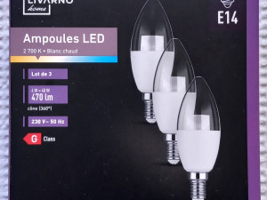LIVARNO LED SIJALICE GRLO E14 3 kmada