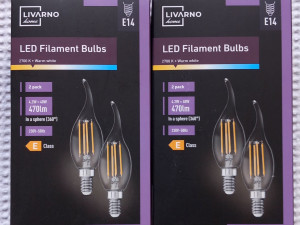 LIVARNO LED SIJALICE GRLO E14 2 komada