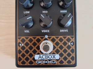 Gokko ACBox preamp pedala VOX