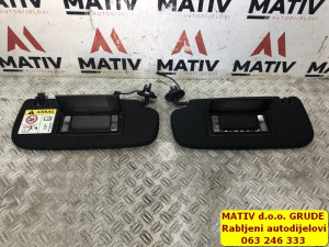 Suncobran LIJEVI DESNI CRNI Jeep Grand Cherokee 4 2013