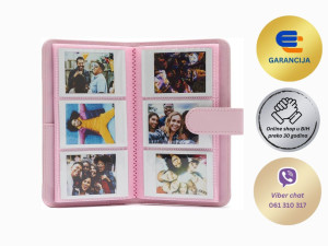 Kožni album za FUJIFILM INSTAX slike blossom pink 041828