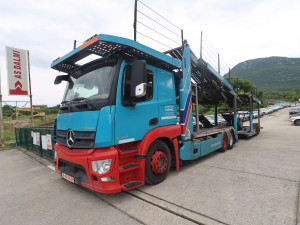 Mercedes Actros 2343 Kassbohrer Metago PRO Autotransporter