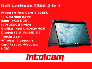 Laptop Dell Latitude 5300 2 u 1 Core i5 8th gen.