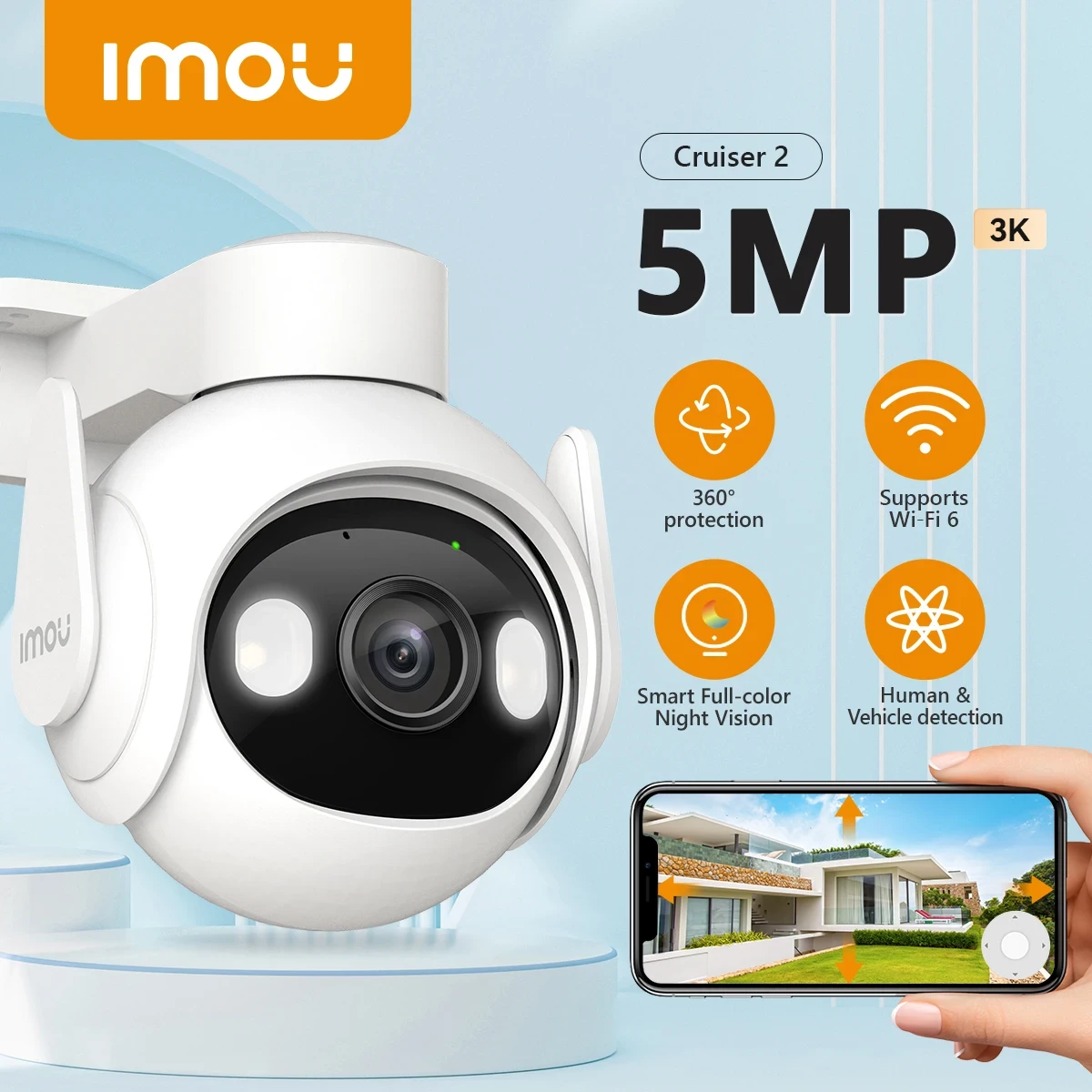 IMOU KAMERA Cruiser 2 5MP IPC-GS7EP-5M0WE