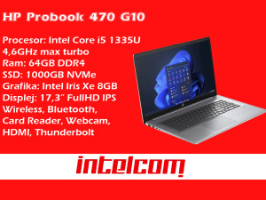 Laptop HP Probook 470 G10 Core i5 13th gen.