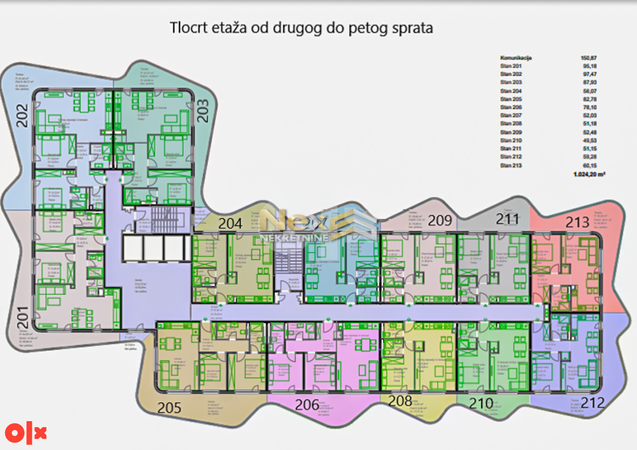 NOVOGRADNJA SARAJEVO WAVES 3 od 51m2 do 110m2 15