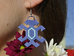 Bosanski Čilim Naušnice - Ornament