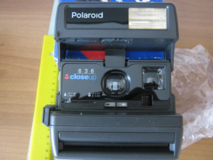 Polaroid fotoaparat 636 closeup