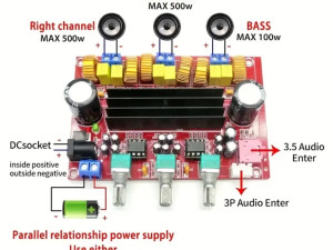 Pojačalo stereo 2 x 50w subwoofer 100w