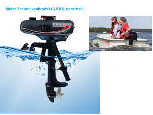 MOTOR ZA ČAMAC BENZINSKI 3.5KS  NOV 2 Taktni