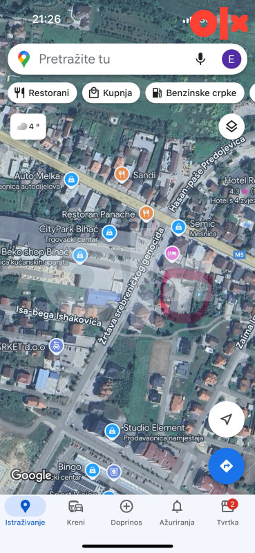 Zemljište Bihać 1200 m2 iznajmljivanje 5