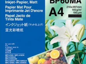 FOTO PAPIR BROTHER MATT BP60MA A4, 145gr,25list