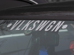 Naljepnica Stiker VLKSWGN VW Volkswagen Golf Polo Passat itd