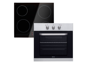 Ugradbeni električni set sivi šporet+ploča VOX SET2110400 2110400