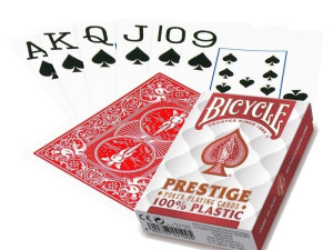 Bicycle karte - Prestige  100% Plastic poker špil