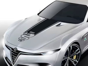 Naljepnica za Alfa Romeo Haubu Sticker Stickers Logo