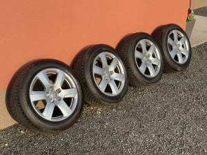 AUDI A6 4G C7 ALU FELGE ZIMSKE GUME 225/55 17 5x112 A4 Passat