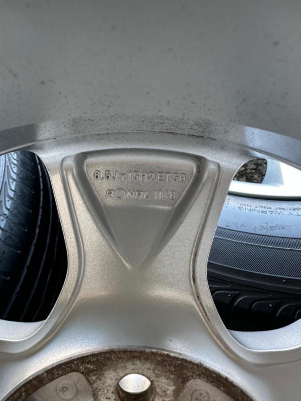 Alu felge Škoda Octavia 15" 5x112 VW Golf 5 6 Seat