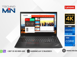 Lenovo ThinkPad T580 15.6" 4K IPS i7-8550U, 16 GB RAM, 512 GB SSD