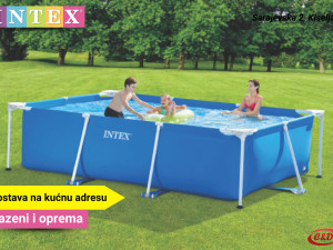 INTEX Bazen; Metalna konstrukcija; 300 x 200 x 75 cm