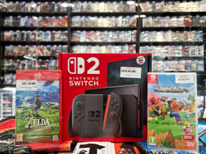 Nintendo Switch 2 + Zelda Breath of the Wild + Minecraft