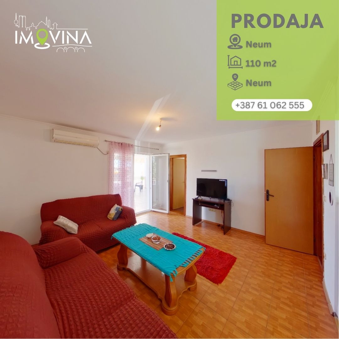 100880 Kuća sa gotovim apartmanom 110m2, Neum