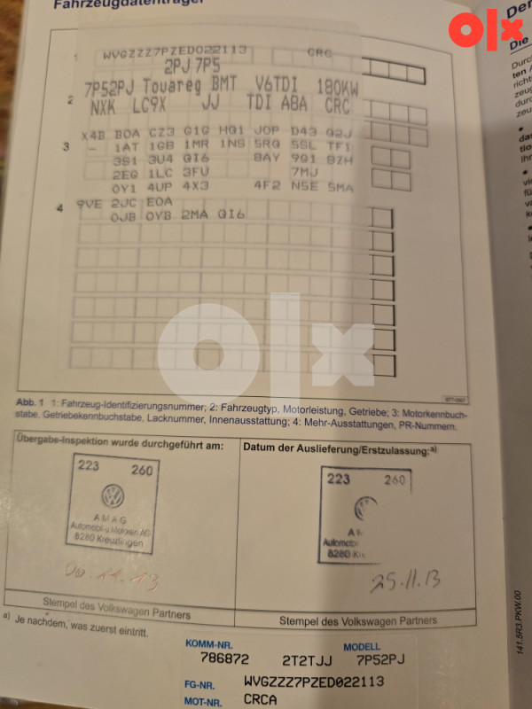 Volkswagen Touareg 3.0 TDI 4X4 11.2013gp MAX FULL 065/659-659