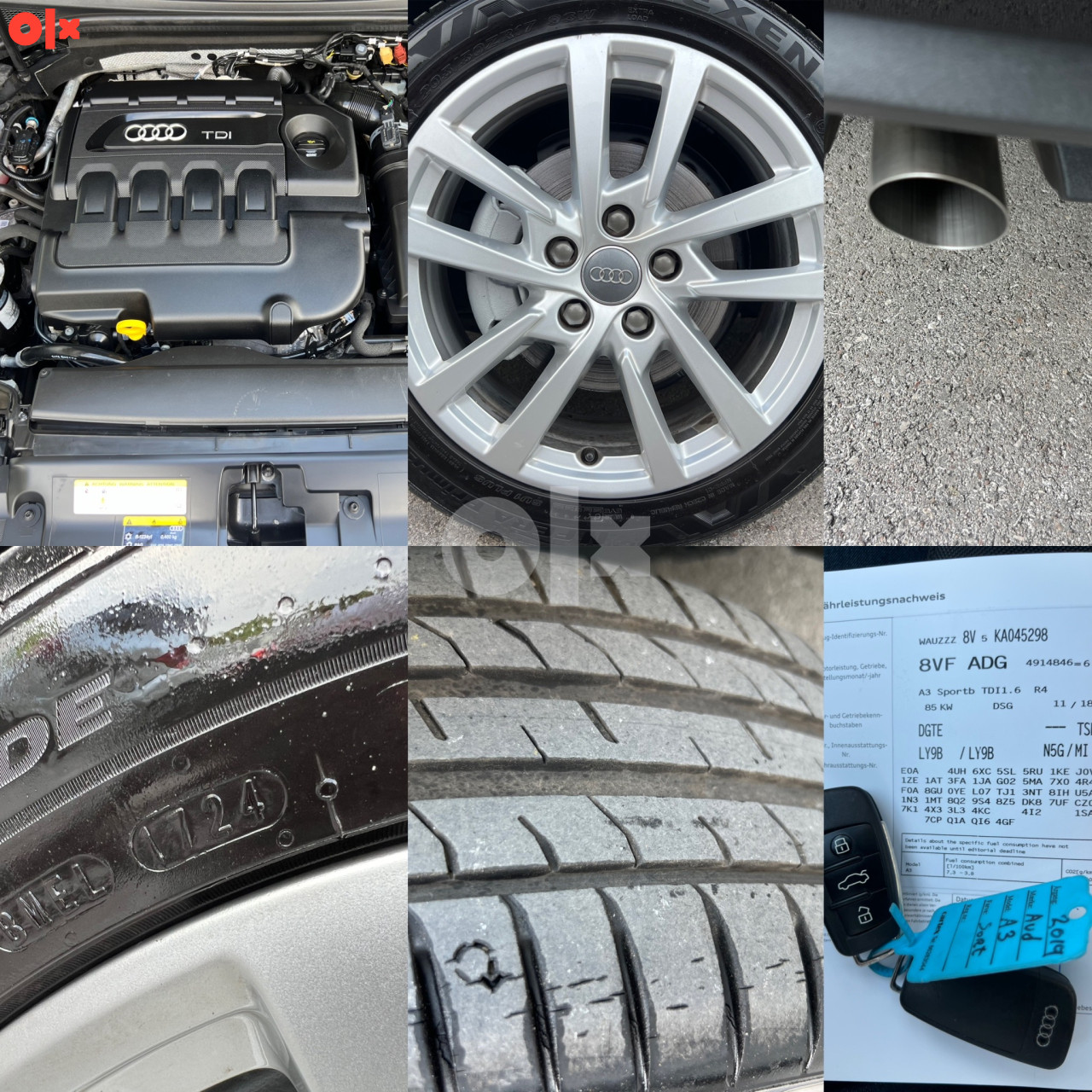 Audi A3 1.6 TDI 85kW 2019 god automatik *led,navii*