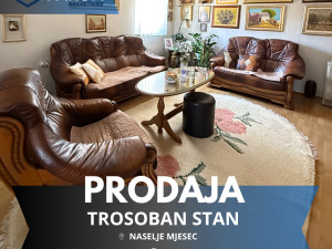 Na prodaju trosoban stan, naselje Mjesec