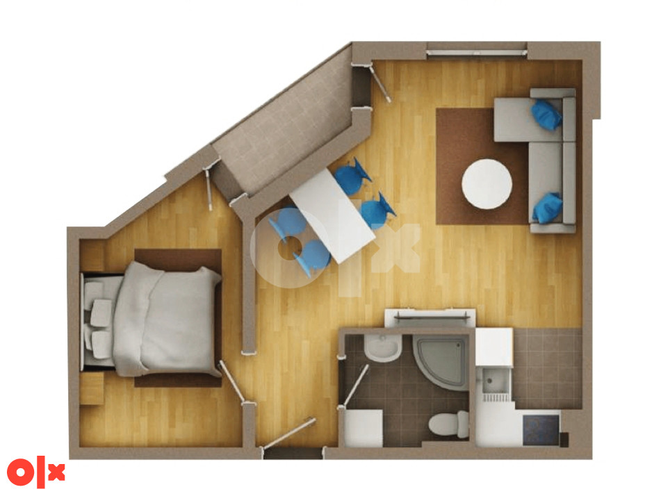 PRODAJA 2.0Stan-39.70m2  Borik
