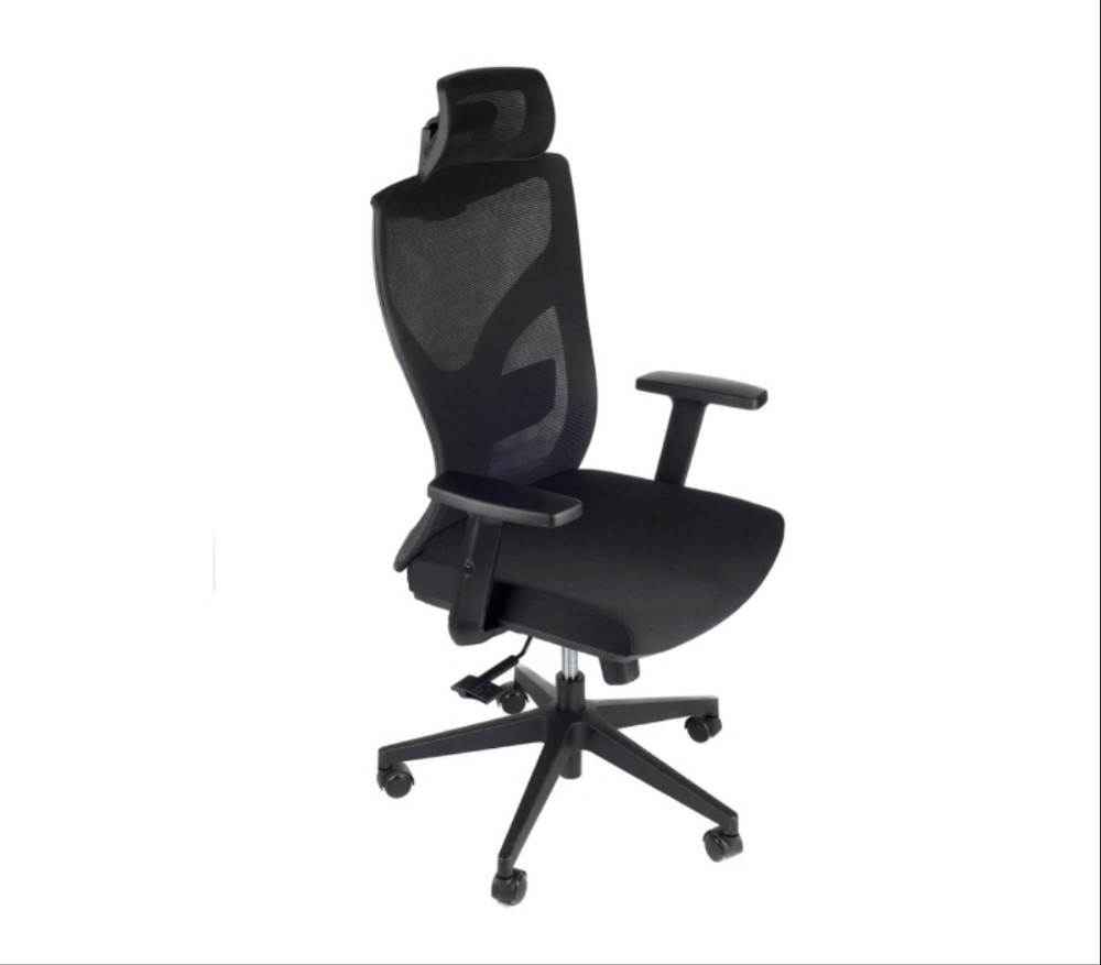 Ergonomska Radna Kancelarijska Stolica Venon-H Mrezasta Crna
