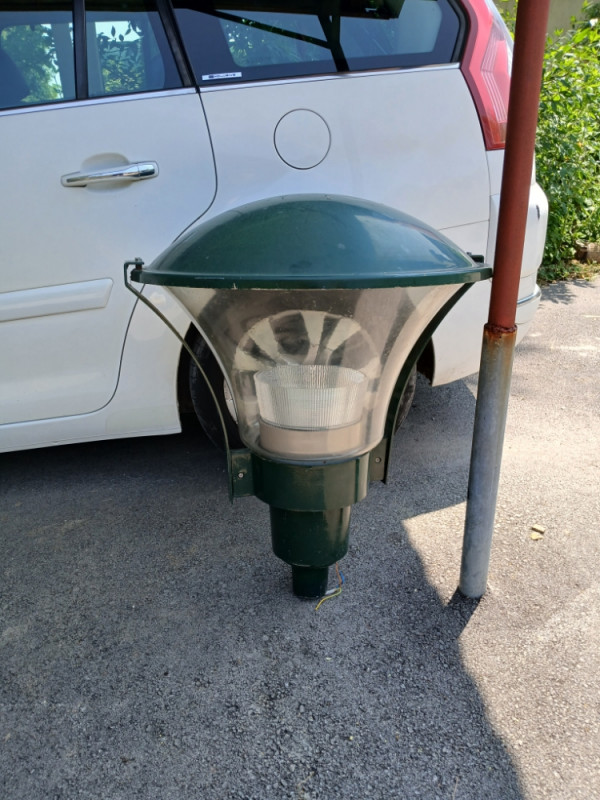 Vrtna lampa, velika 2 kom