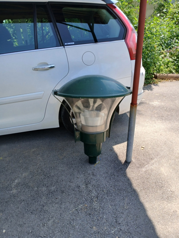 Vrtna lampa, velika 2 kom