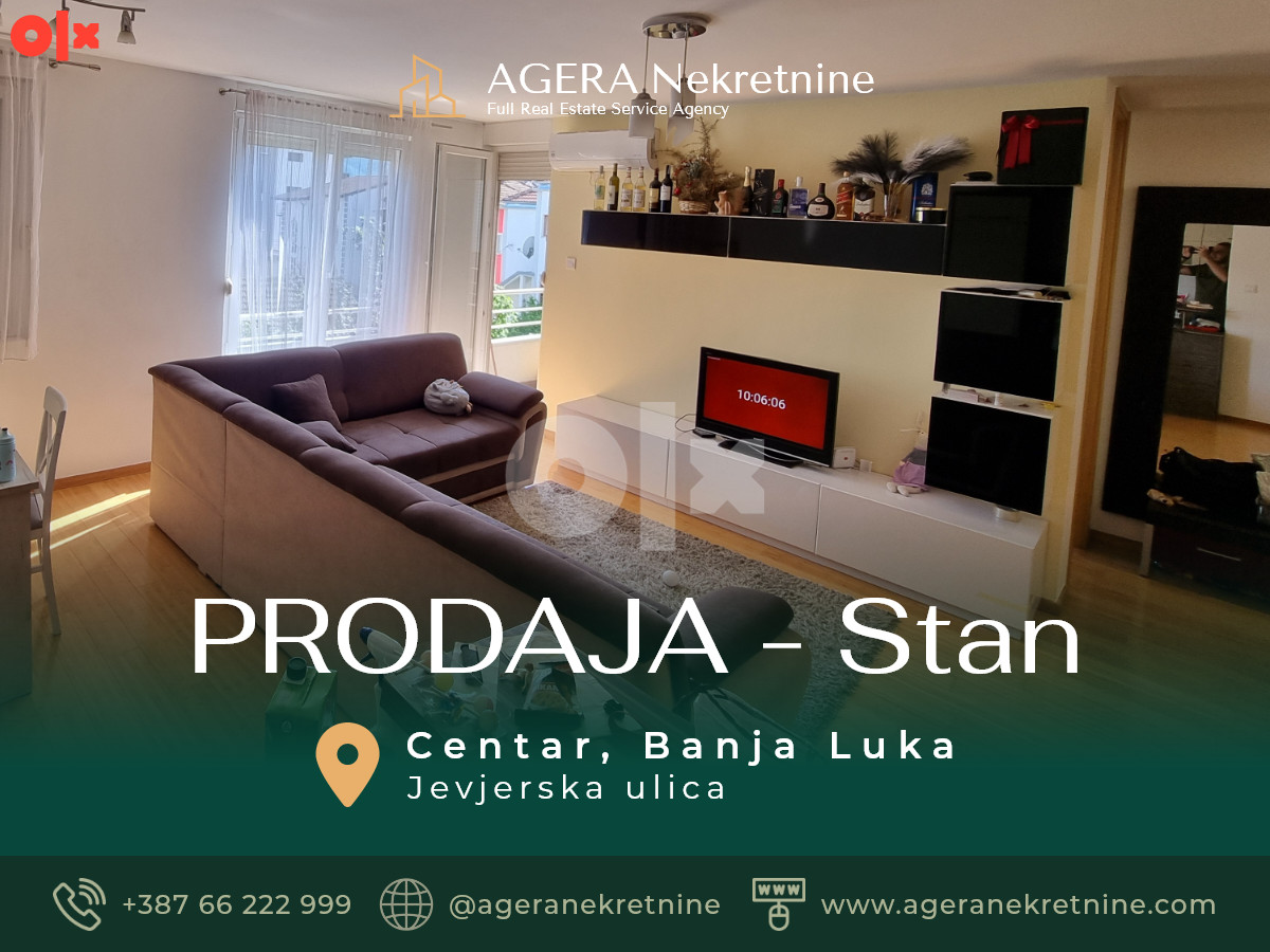 TOP lokacija Centar 72m2 sa dvije spavaće sobe i garažnim mjestom