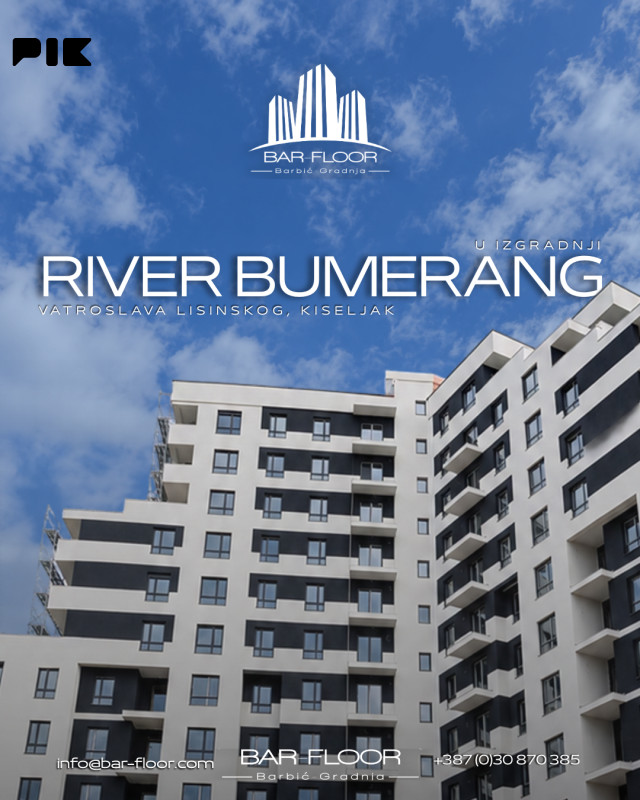 RIVER BUMERANG KISELJAK TROSOBAN STAN 130.45m2
