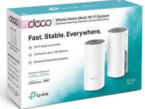 TP-Link Deco E4 (2-PACK) AC1200 Whole Home Mesh Wi-Fi System
