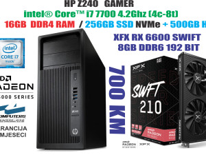 RAČUNAR i7 7700/RX 6600 8GB / NVMe SSD/16GB DDR4 RAM