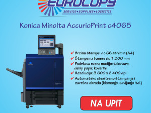 Konica Minolta AccurioPrint C4065  digitalni kolor štampač