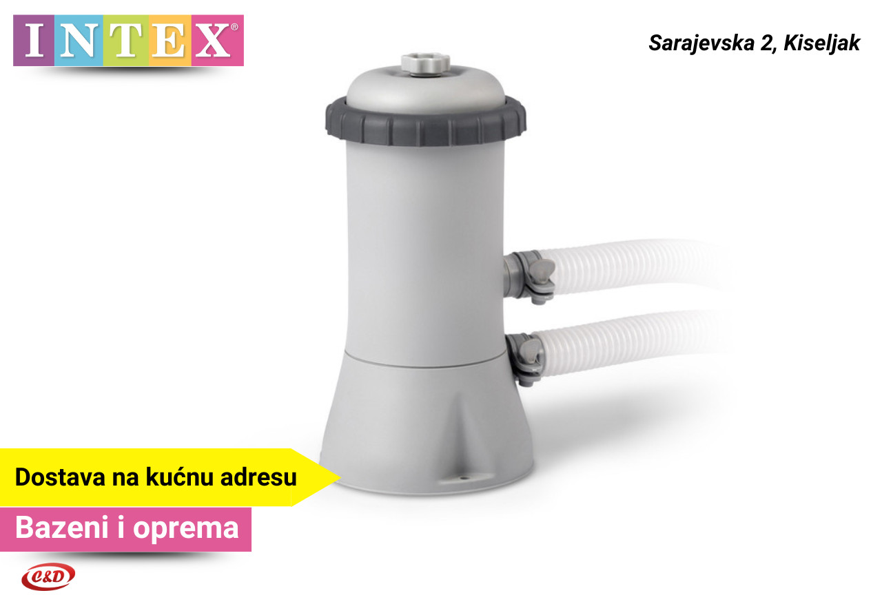 INTEX Bazen; Metalna konstrukcija; 305 x 76 cm + PUMPA