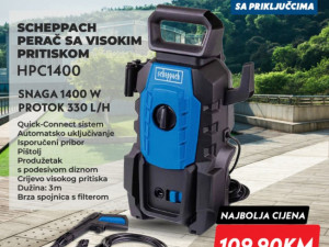 SCHEPPACH Visokotlačni perač - VAP HPC1400 110 bar