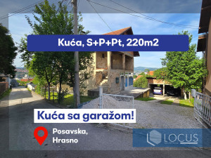 LOCUS: Kuća na parceli 963m2, ul. Posavska, Hrasno
